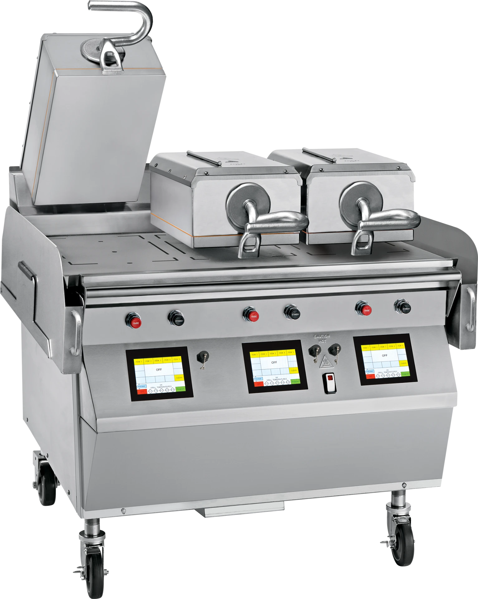 Taylor commercial two-sided platen grill