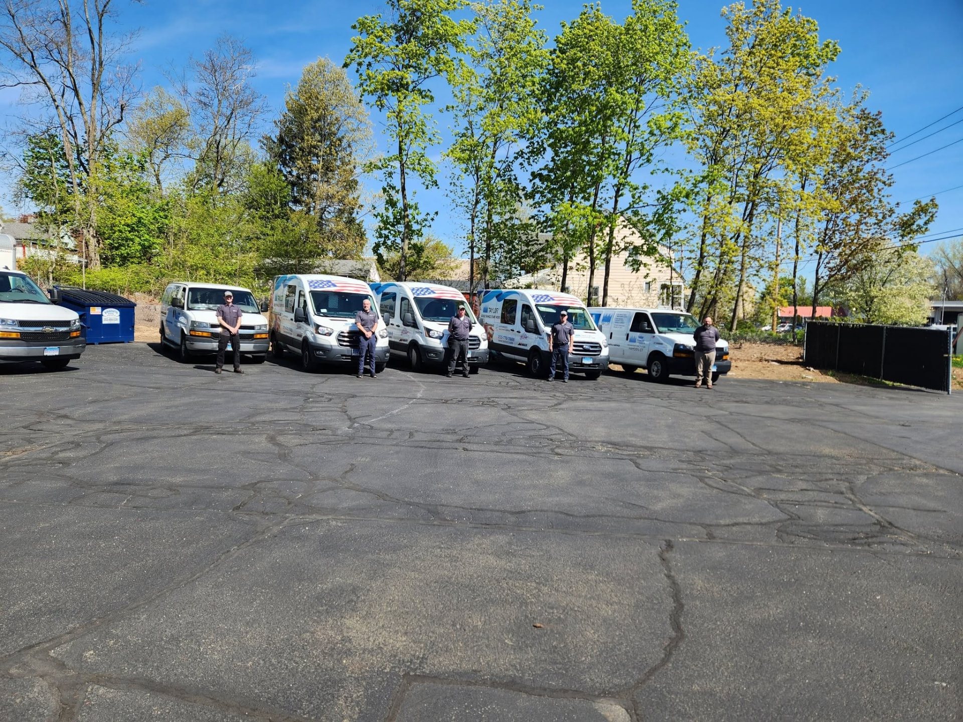 Taylor Freezer of Connecticut service team and vans